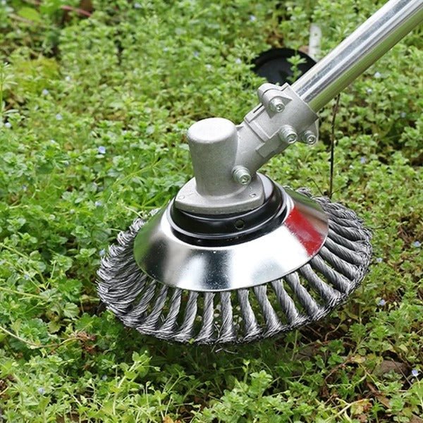 TurboTrimmer™️ Brosse à mauvaises herbes & Taille-haies en acier au carbone