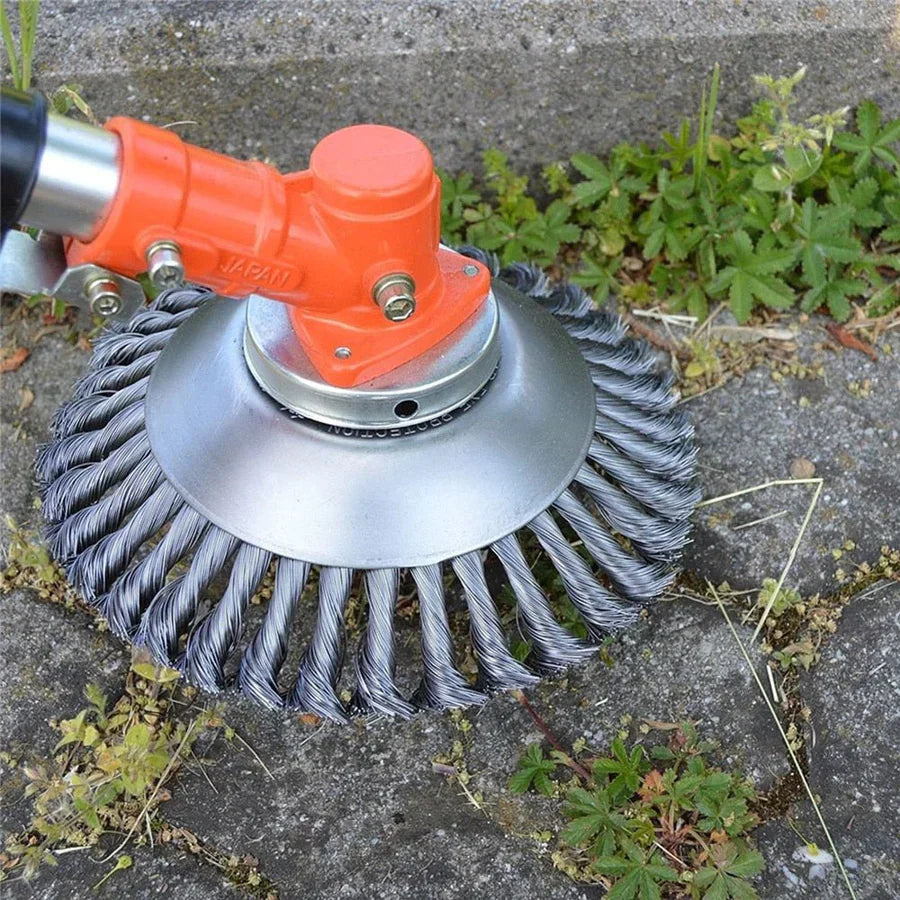 TurboTrimmer™️ Brosse à mauvaises herbes & Taille-haies en acier au carbone