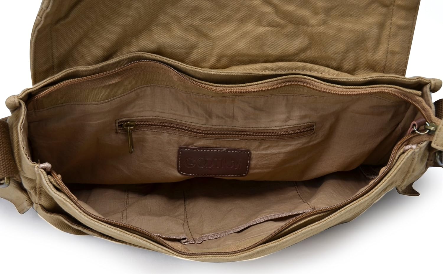 Sac Messenger Vintage Unisexe avec Grand Rangement