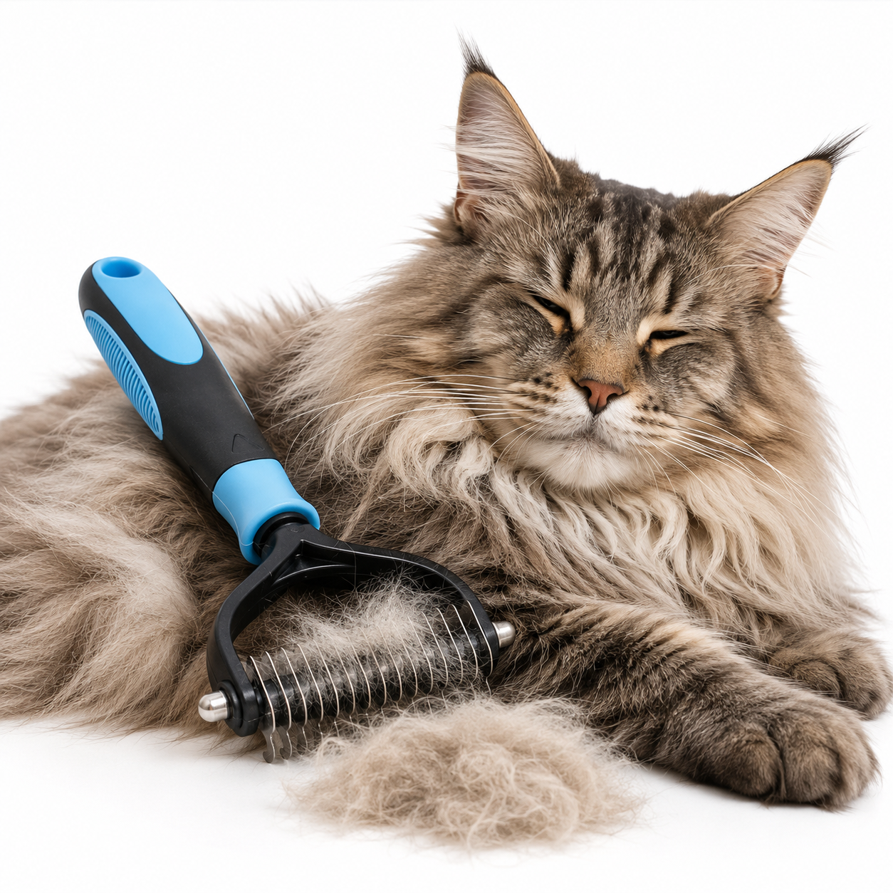 GROOMMASTER PRO – Brosse de Démêlage Double Face pour Chiens et Chats