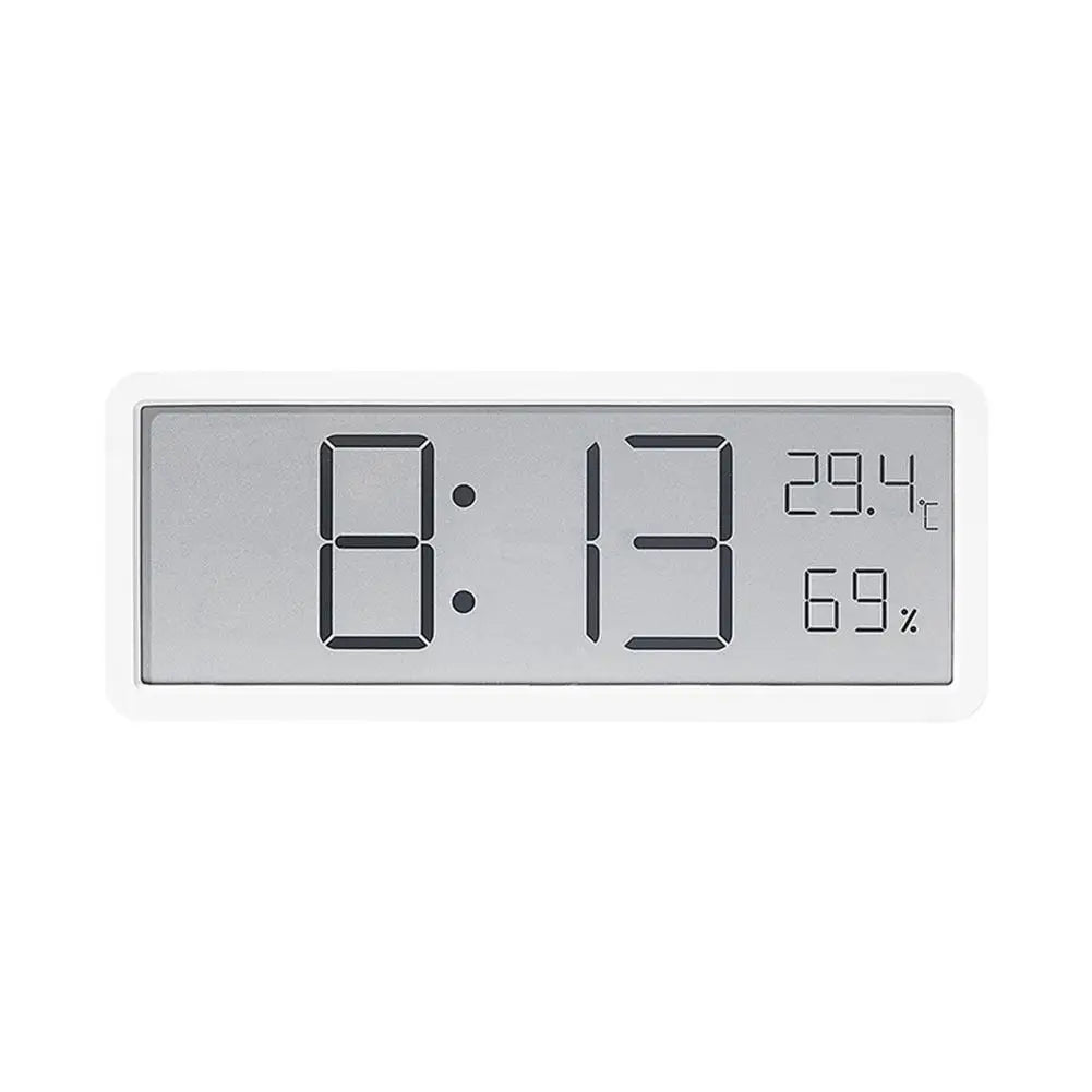Grande Horloge Murale Numérique - LED Avec Température