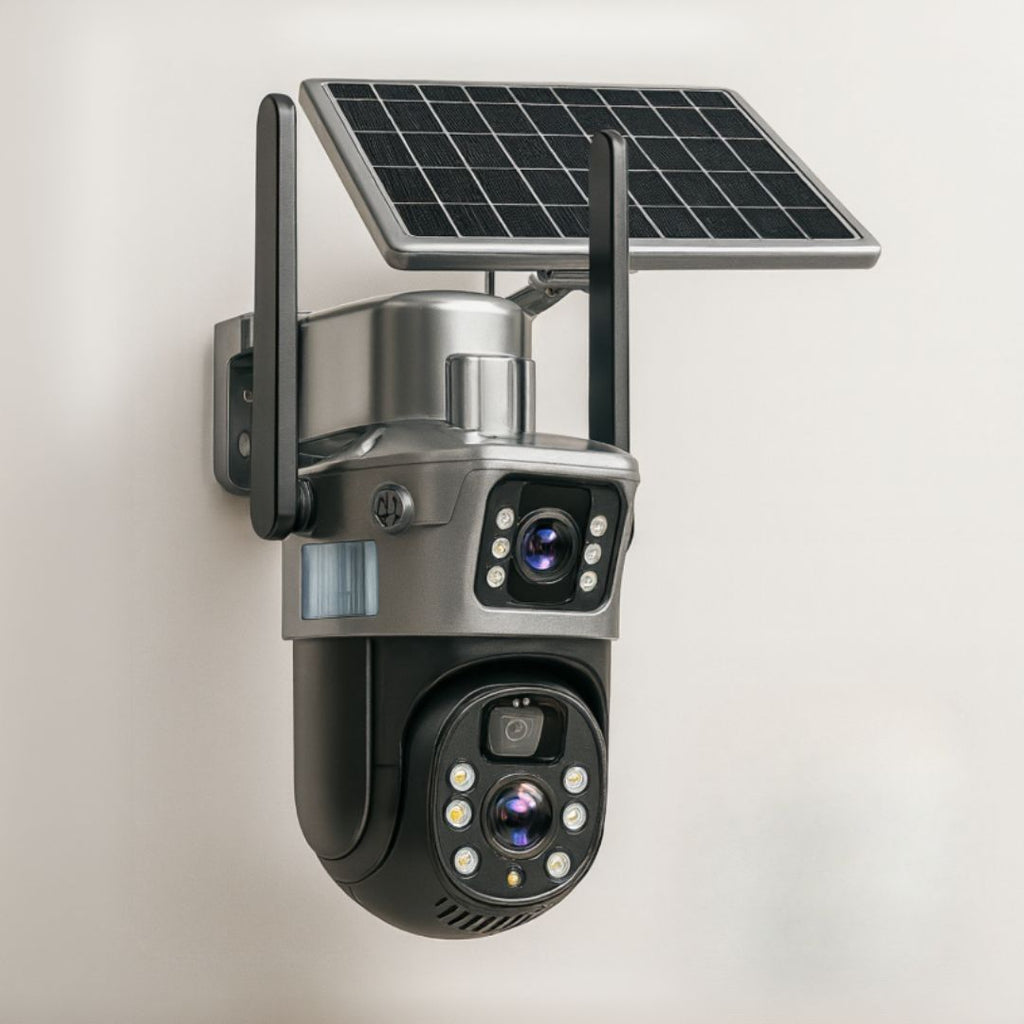 GuardVision™ | Caméra de surveillance solaire 4K avec Wi-Fi