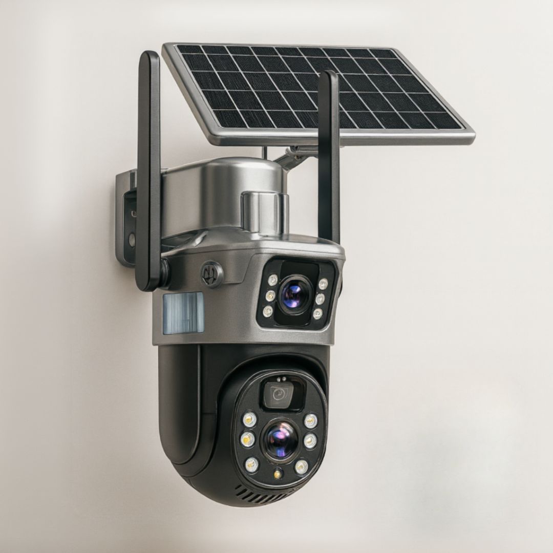 GuardVision™ | Caméra de surveillance solaire 4K avec Wi-Fi