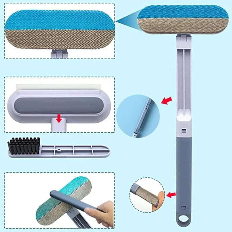 Brosse anti-cheveux 3-en-1 et multi-surfaces