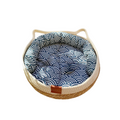 Lit Niche pour Chat en Sisal et Coton Fait Main - Plusieurs Couleurs