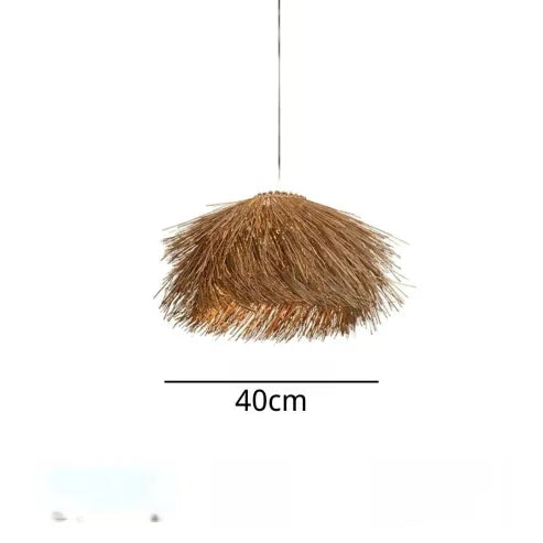 Lampe Suspendue en Rattan Fait Main pour une Ambiance Naturelle et Chaleureuse à la Maison