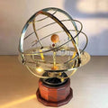 Modèle de Système Solaire Fait Main - Grand Orrery avec Planètes et Lunes
