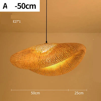 Lampe Suspendue en Rattan Fait Main - RayaLicht