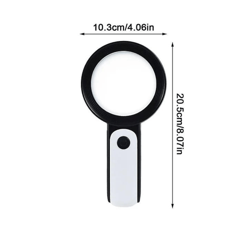 Loupe Optique 30X Portable pour Seniors | Agrandissement & Portabilité