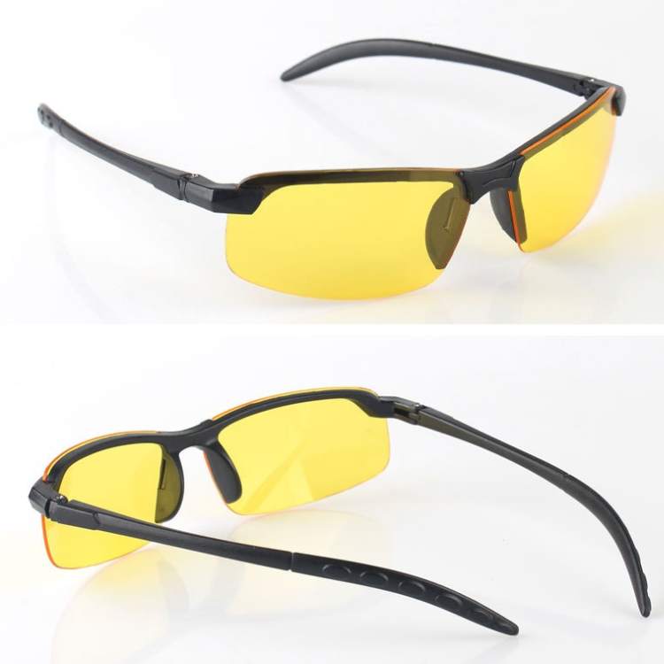 Skanto | Lunettes de Conduite Nocturne | Verres Jaunes pour Réduire l'Éblouissement et le Stress Oculaire pour des Conduites Nocturnes Plus Sûres