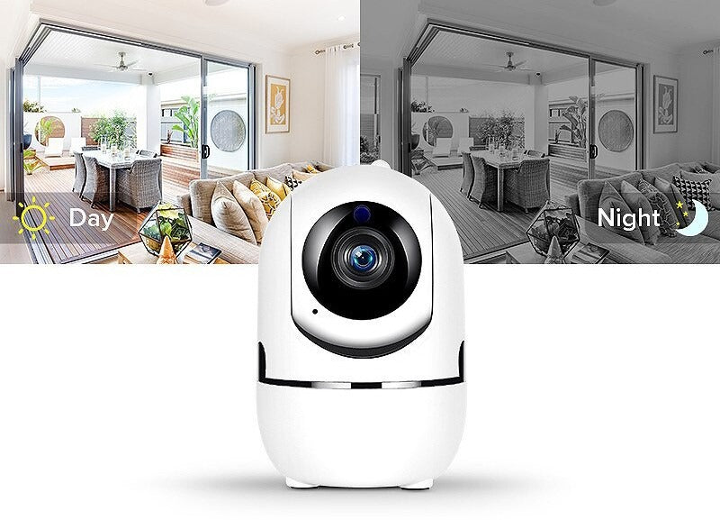 Moniteur de bébé HD avec vision nocturne, rotation à 360° et alertes