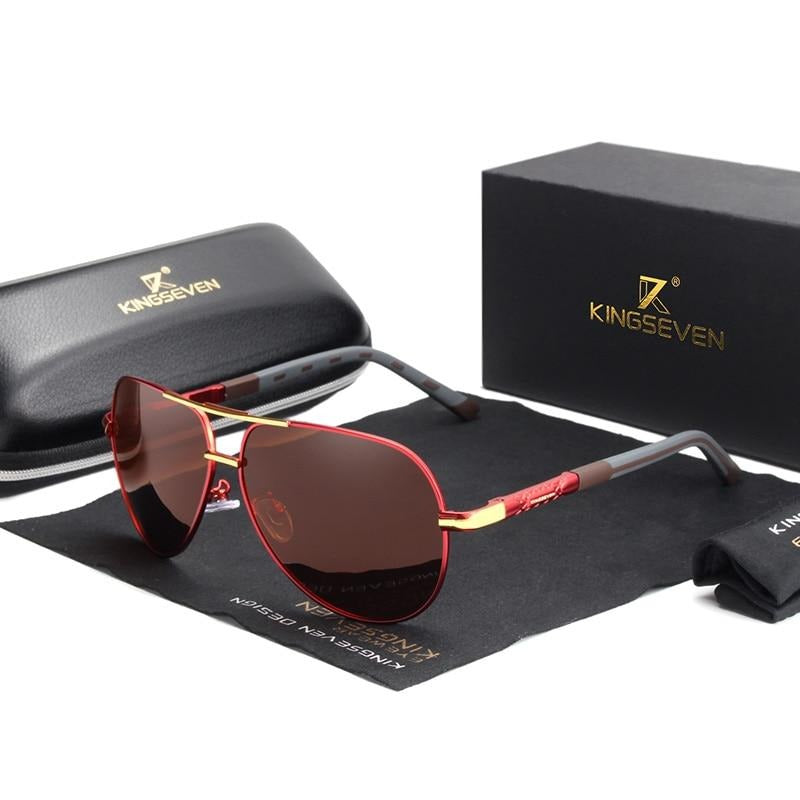 Lunettes de Soleil Polarisées pour Hommes - Monture Légère