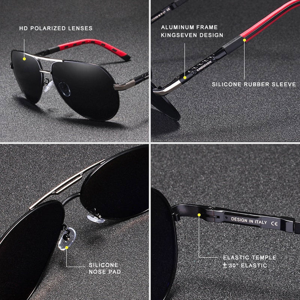 Lunettes de Soleil Vintage pour Hommes - Protection UV400