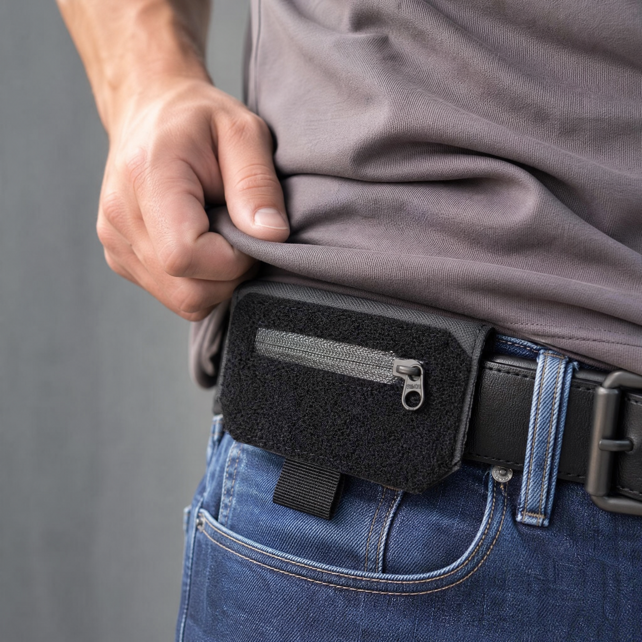 SLIMSAFE – Portefeuille de Ceinture Profil Bas pour un Rangement Pratique des Essentiels