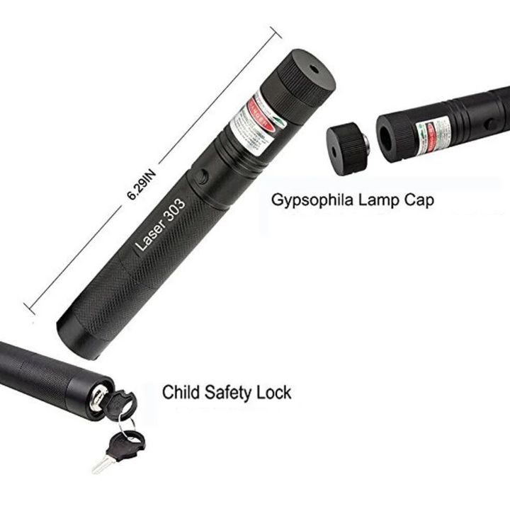 Pointeur Laser Portable Haute Intensité pour Présentations & Extérieur