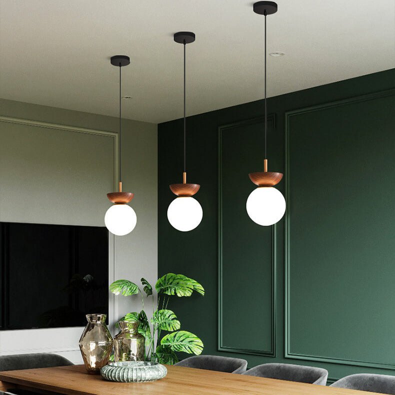 Hikari Plafonnier – Design Japonais Minimaliste avec LED & Bois