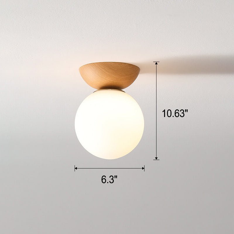 Hikari Plafonnier – Design Japonais Minimaliste avec LED & Bois