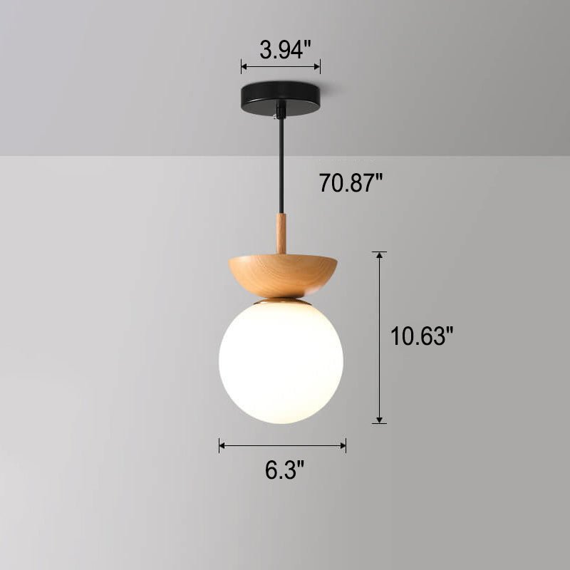 Hikari Plafonnier – Design Japonais Minimaliste avec LED & Bois