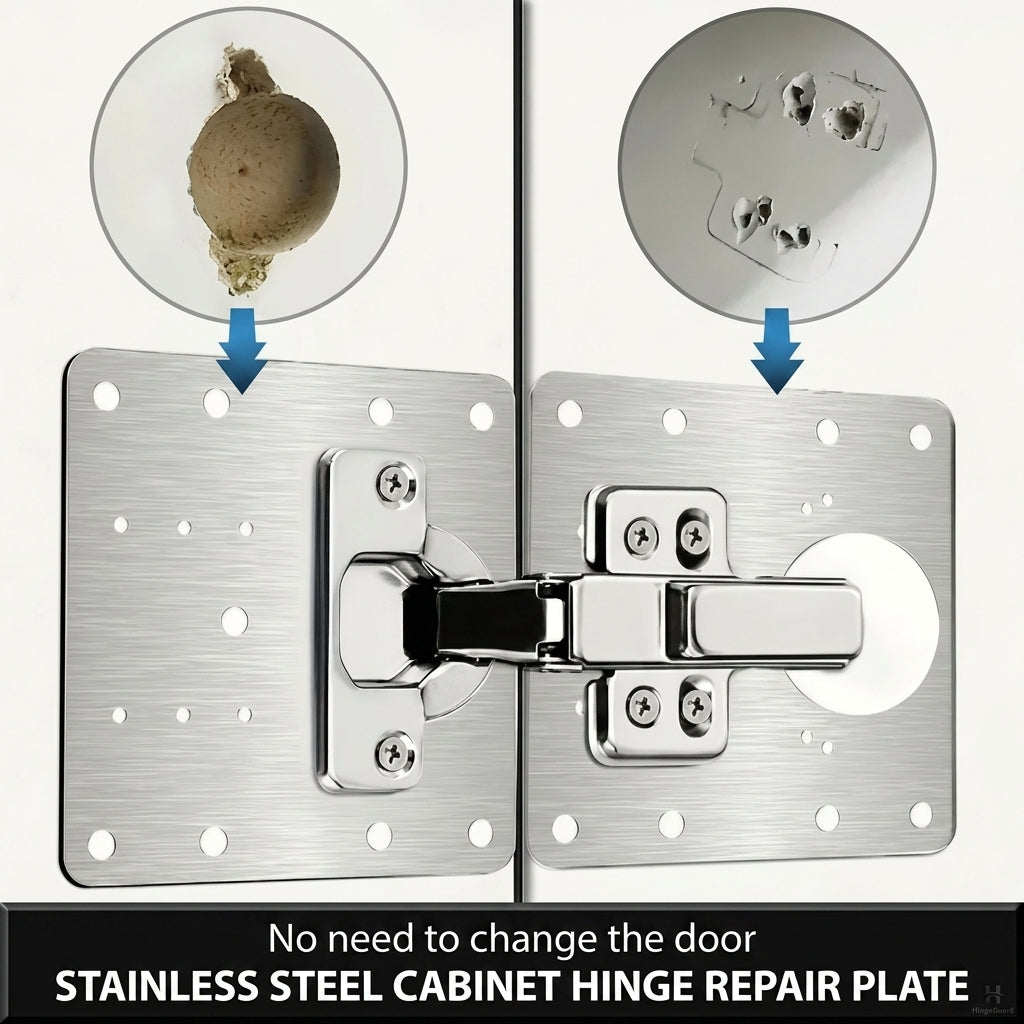 5+5 GRATUIT | HingePlate™ | Plaque de réparation pour charnières de meubles