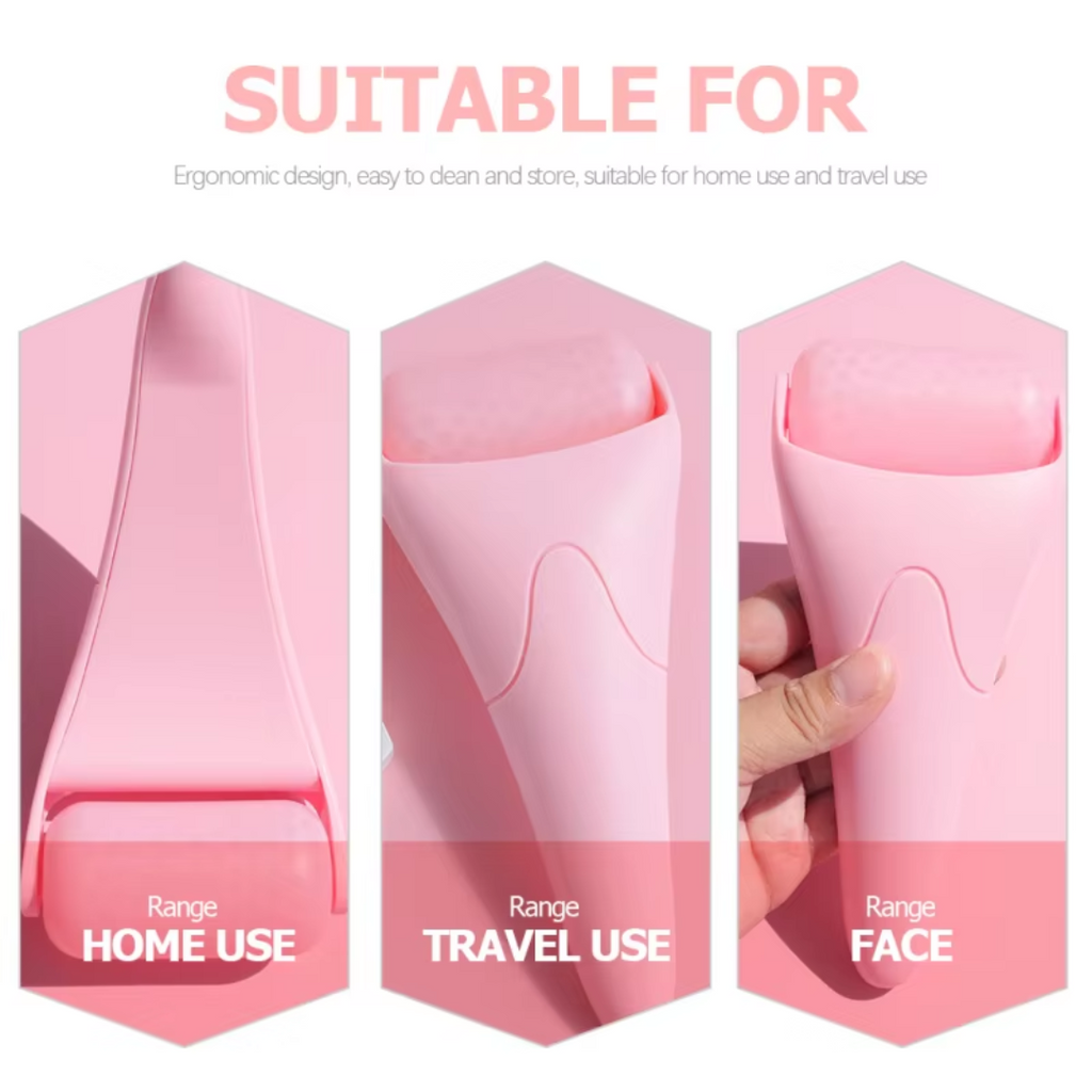 Roller de Glace pour le Visage – Adoucit les Rides et les Gonflements !