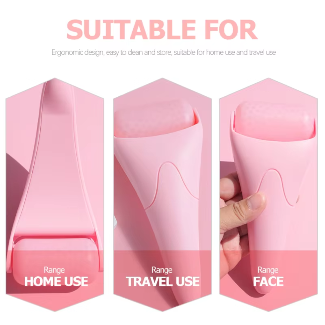 Roller de Glace pour le Visage – Adoucit les Rides et les Gonflements !