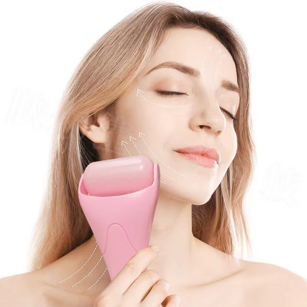 Roller de Glace pour le Visage – Adoucit les Rides et les Gonflements !
