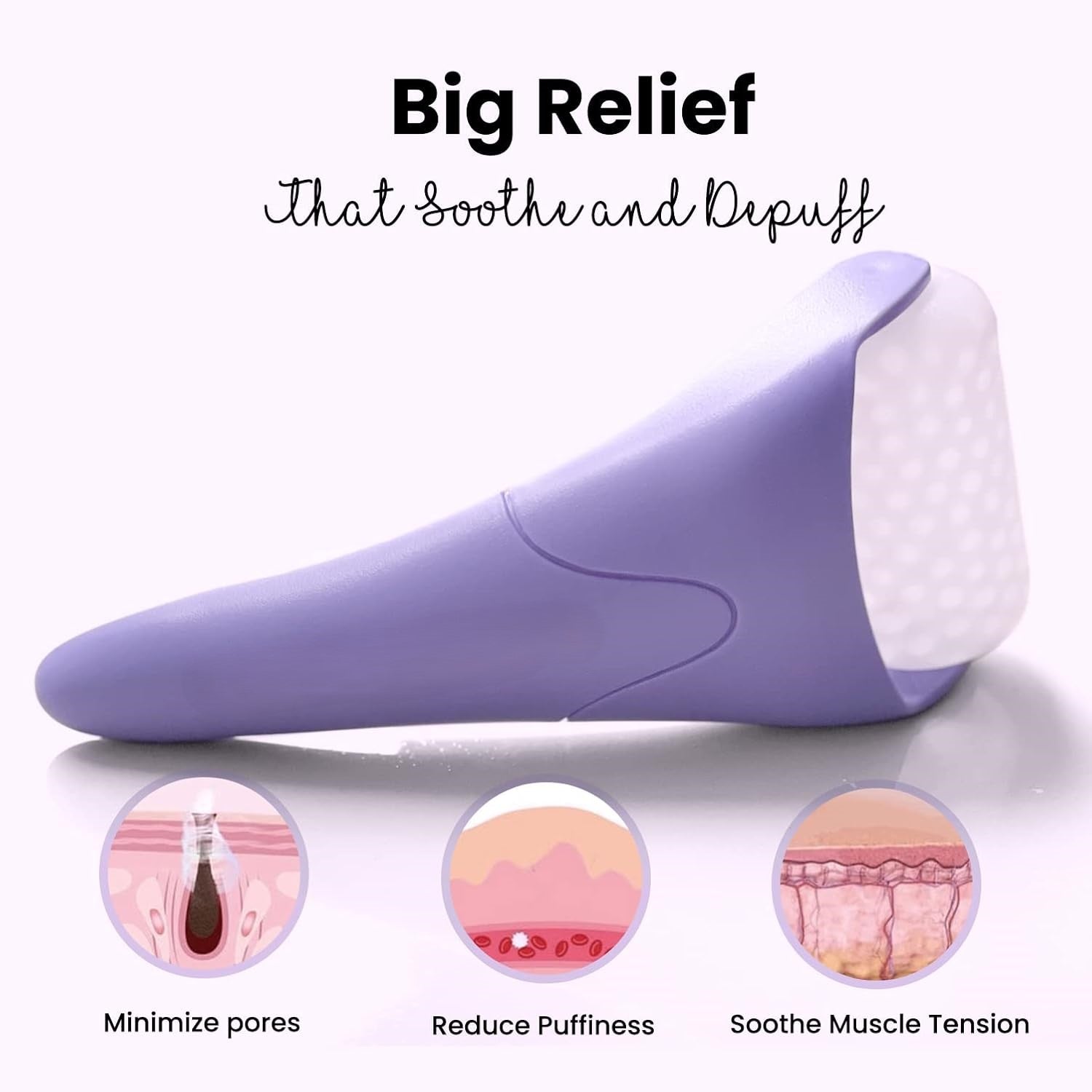 Roller de Glace pour le Visage – Adoucit les Rides et les Gonflements !