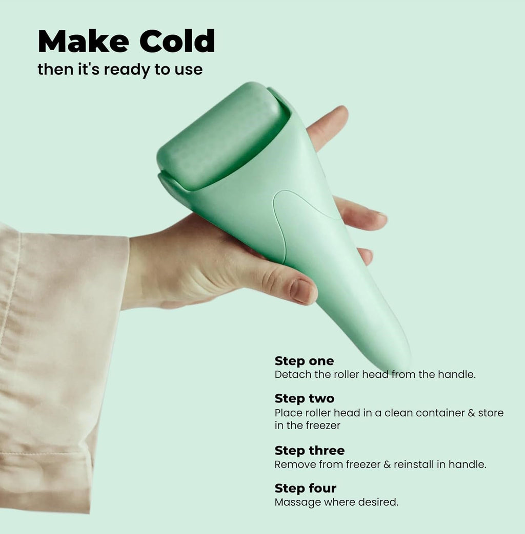 Roller de Glace pour le Visage – Adoucit les Rides et les Gonflements !