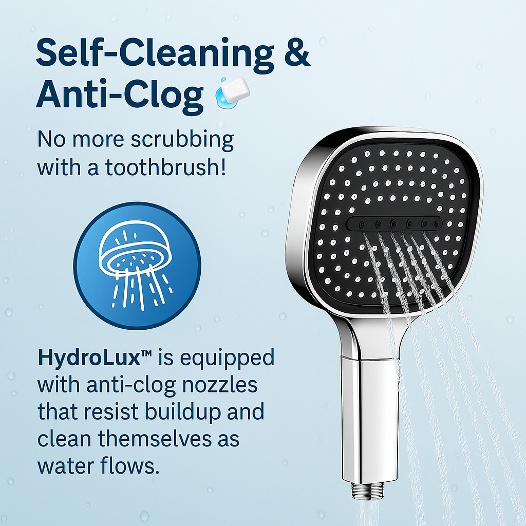Tête de douche haute pression avec technologie Turbo Boost et filtration