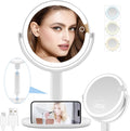 Miroir de Maquillage Éclairé - Zoom 20X & Luminosité Réglable