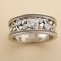 Bague en Argent Vintage Fait Main