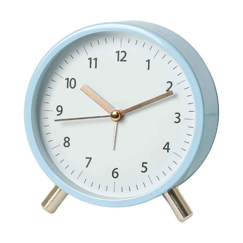 Horloge de table silencieuse scandinave au design minimaliste – Intemporelle et élégante