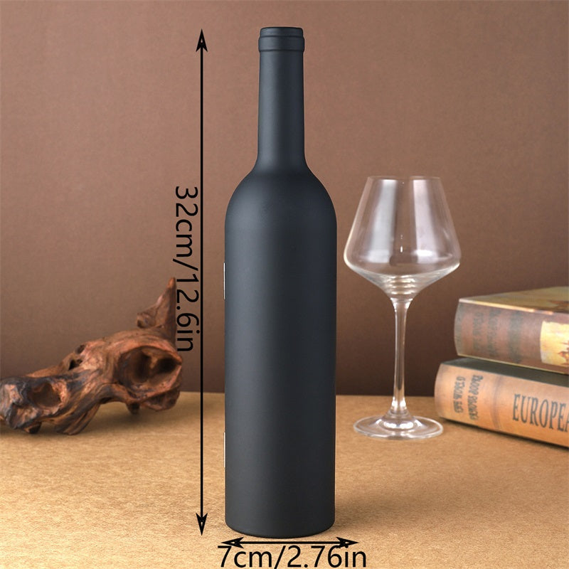 50% DE RÉDUCTION | VelourVin™ | Ensemble exclusif d'accessoires à vin 5 pièces en forme de bouteille élégante | Le cadeau parfait pour les amateurs de vin et les épicuriens