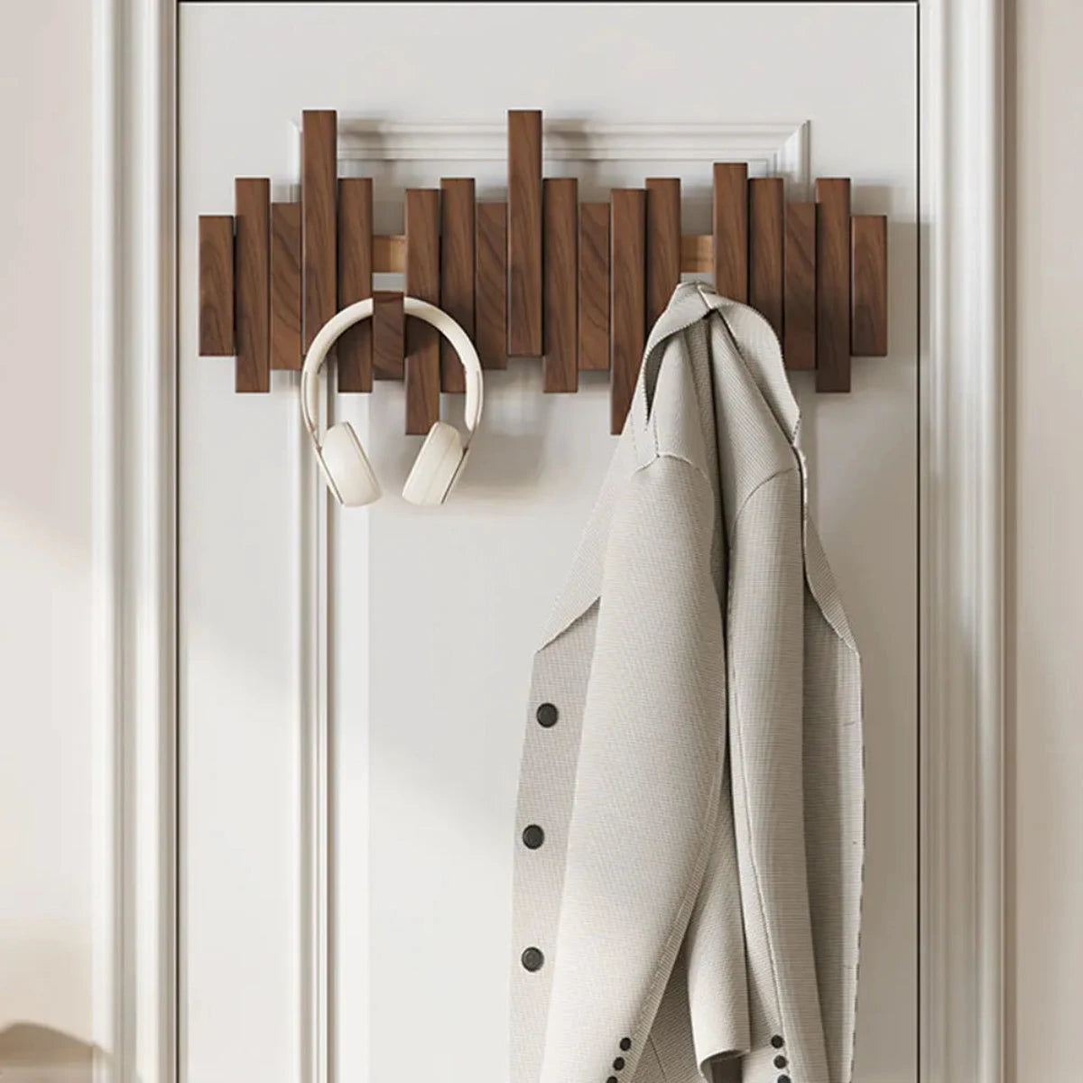 ToneLine – Porte-manteau mural en bois massif