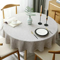 Nappe en Lin avec Structure Tissée pour une Table Élégante et Pratique