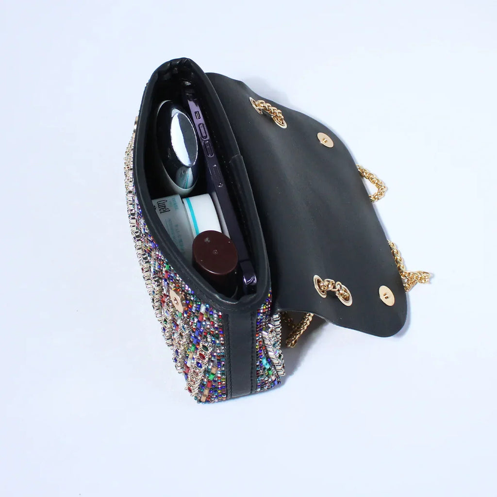 50% DE RÉDUCTION TEMPORAIRE | DazzleClutch™ | Pochette de soirée ornée de strass pour femmes