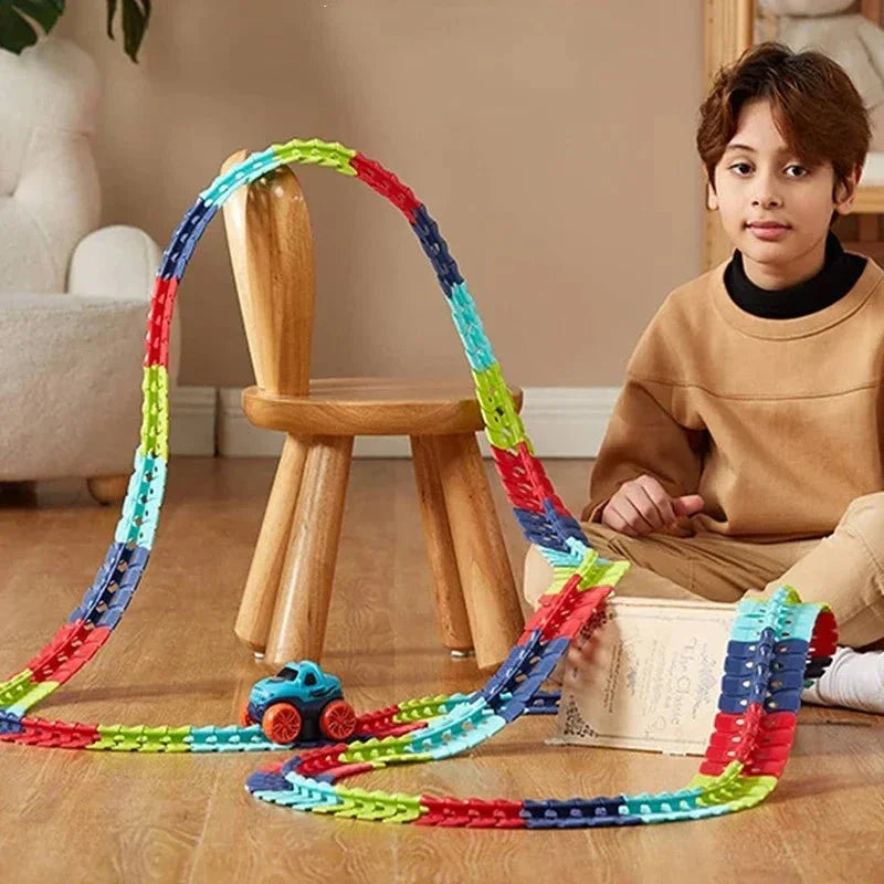 CarTrack™ | Autobahn avec un design ludique pour enfants [50% de réduction]
