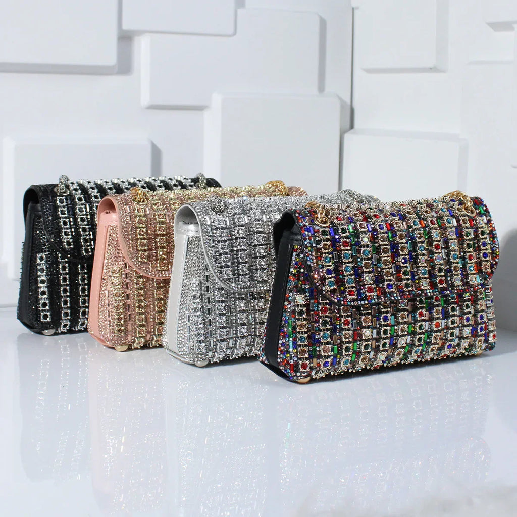 50% DE RÉDUCTION TEMPORAIRE | DazzleClutch™ | Pochette de soirée ornée de strass pour femmes
