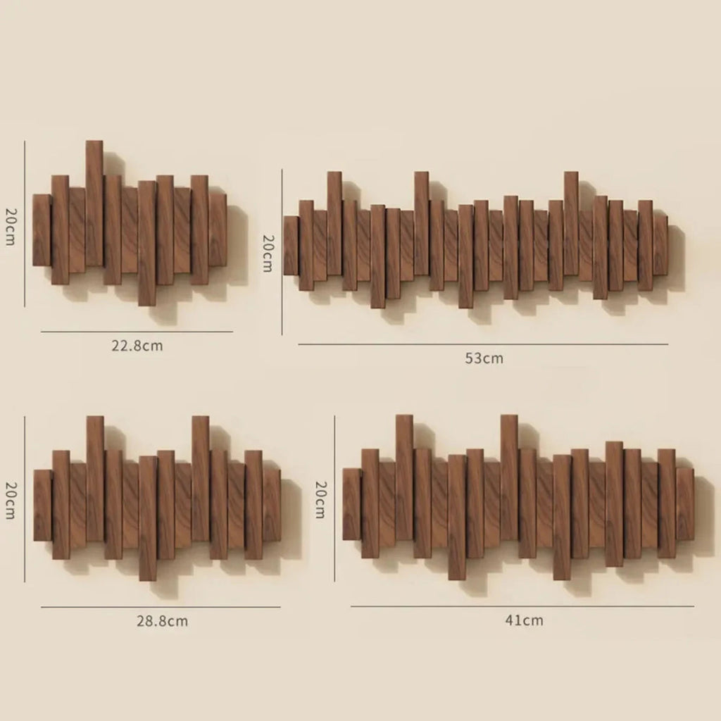 ToneLine – Porte-manteau mural en bois massif