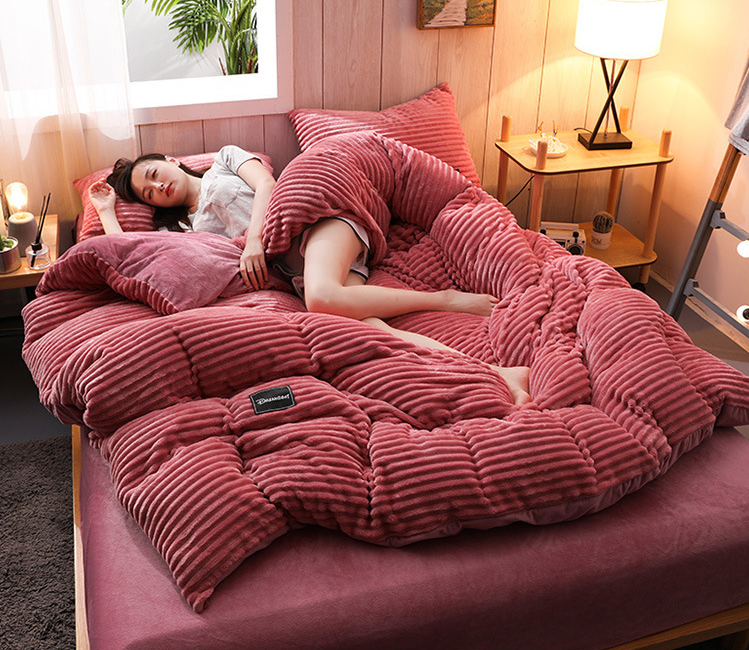 Housse de Couette en Fleece de Luxe - Chaleur et Confort pour l'Hiver