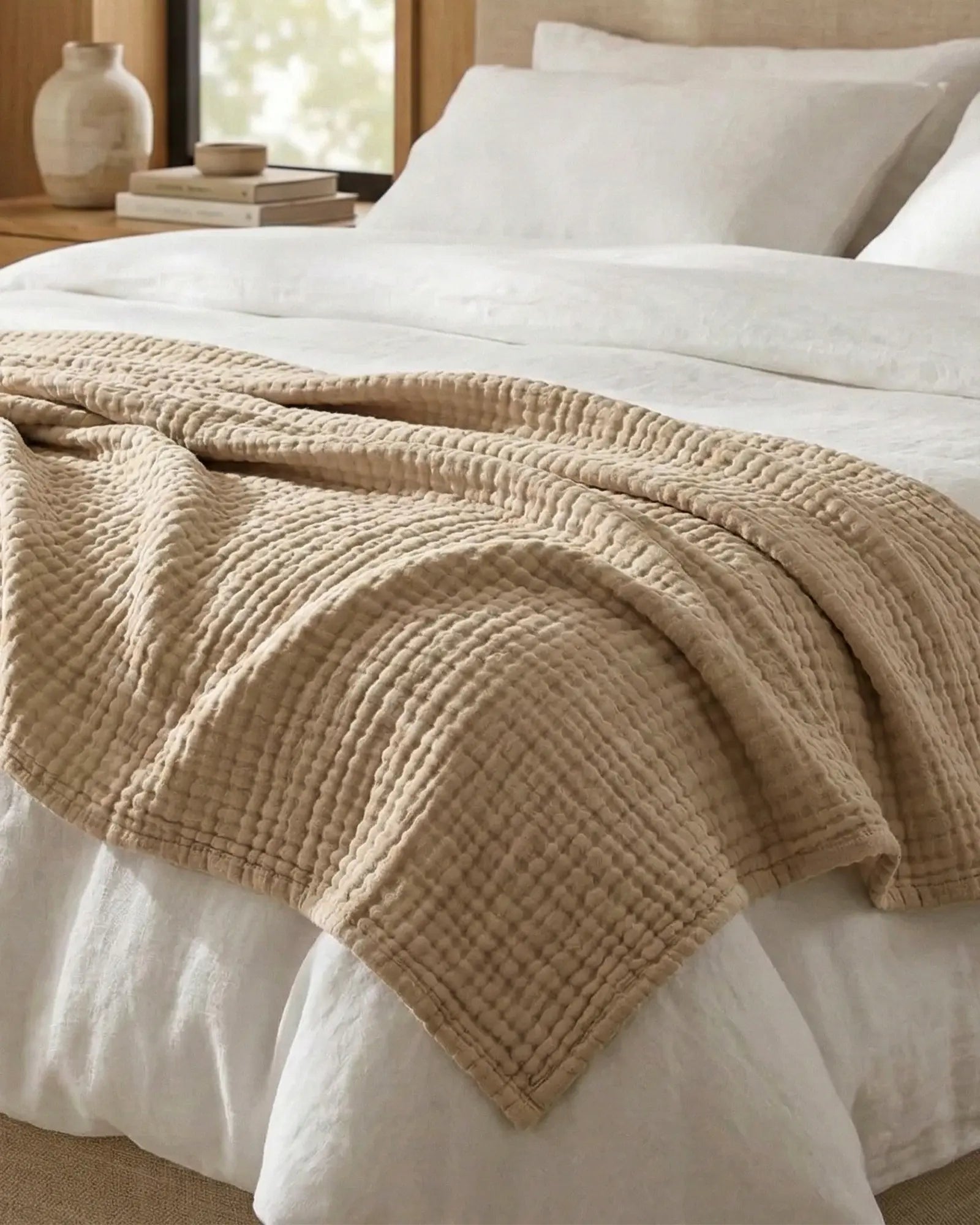 Plaid en Mousseline avec Tissu Respirant
