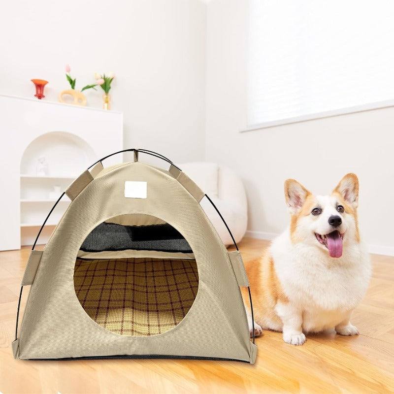CozyNest™ | Tente pour animaux de compagnie – Pliable, douce et calme pour les chats et les petits chiens