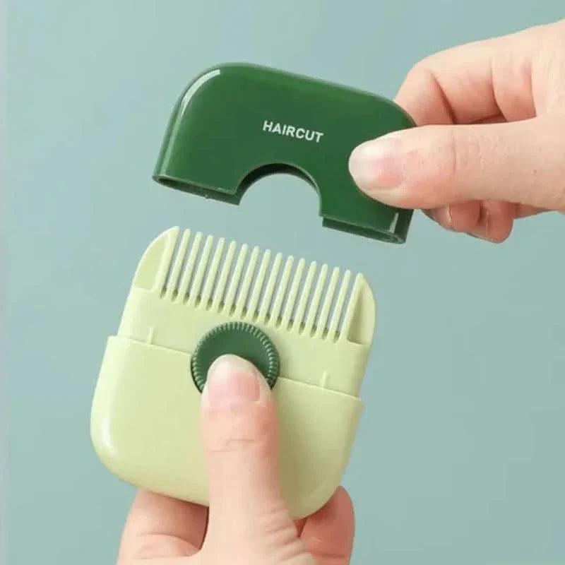 Mini peigne coupe cheveux à lame intégrée – coupe facile au quotidien