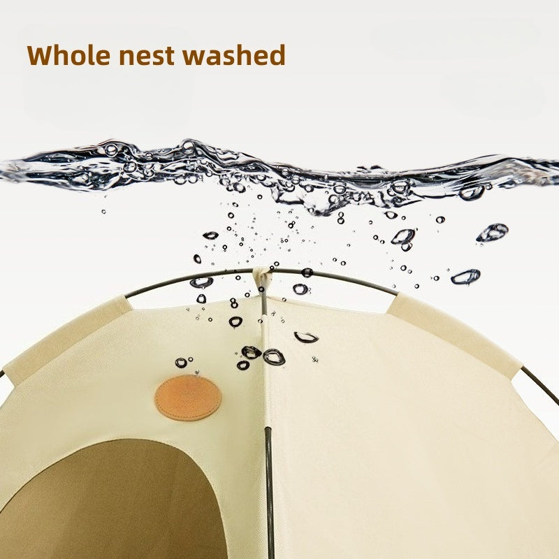 CozyNest™ | Tente pour animaux de compagnie – Pliable, douce et calme pour les chats et les petits chiens