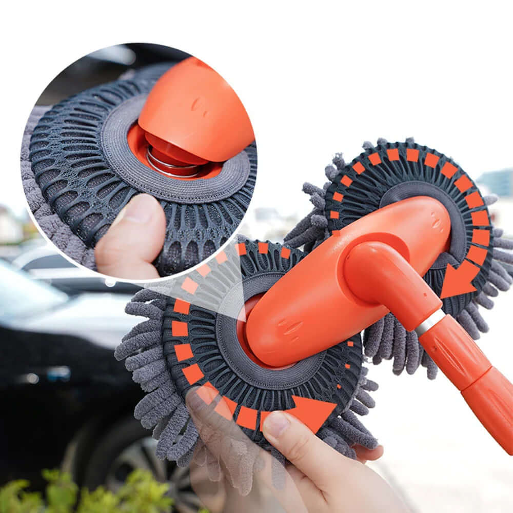 Brosse de lavage télescopique pour voiture