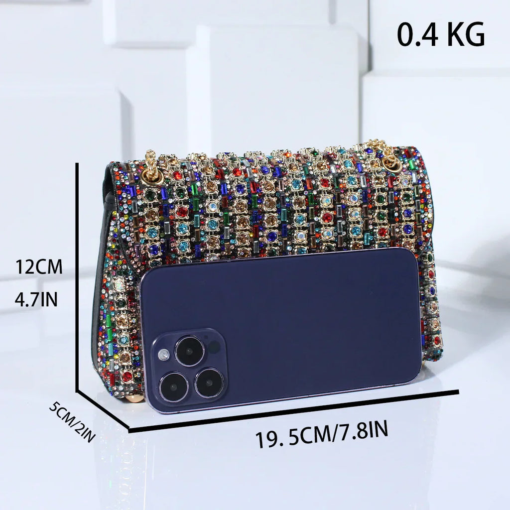 50% DE RÉDUCTION TEMPORAIRE | DazzleClutch™ | Pochette de soirée ornée de strass pour femmes