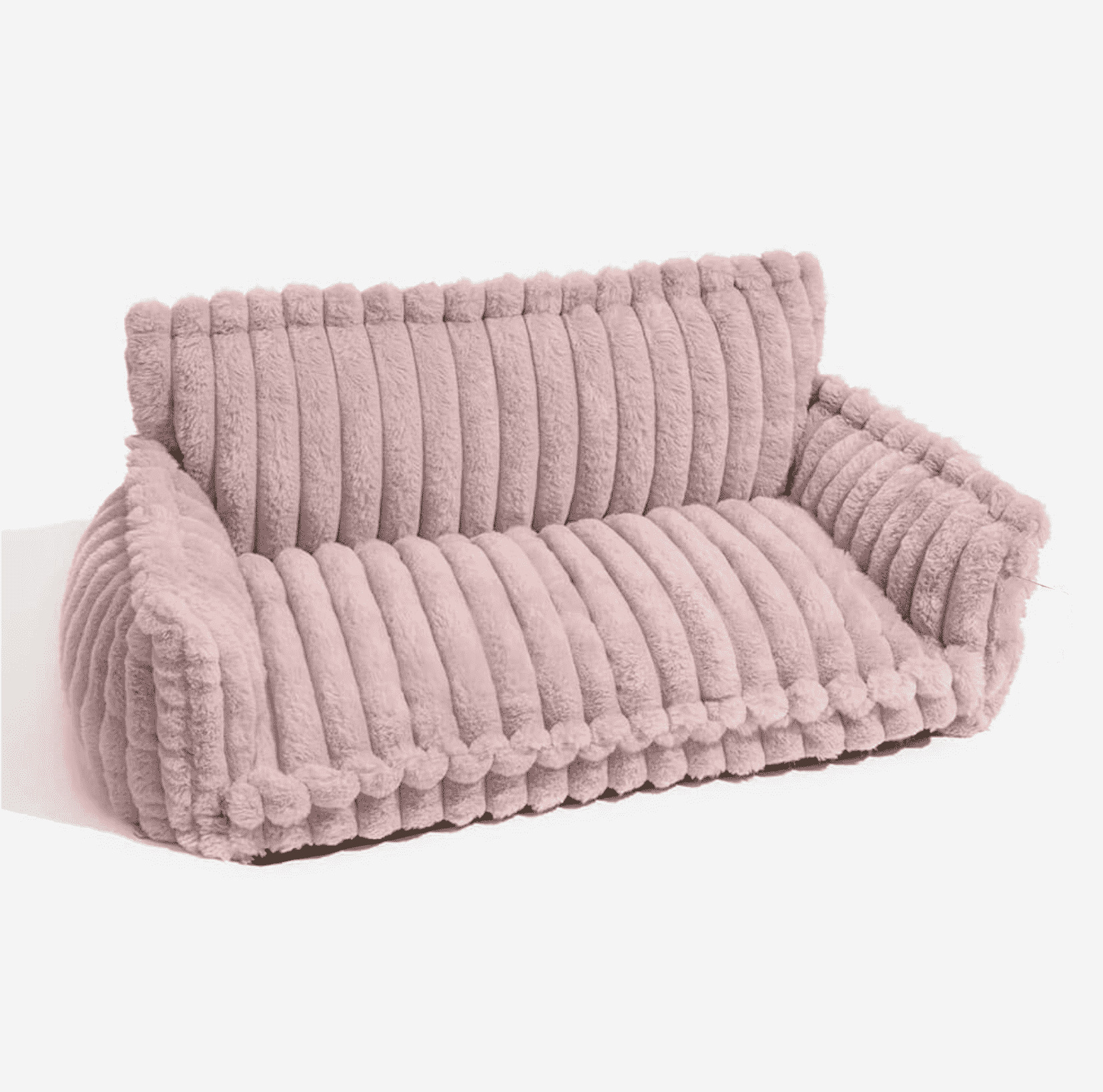 Canapé orthopédique pour chiens en velours côtelé – lit confortable pour chiens