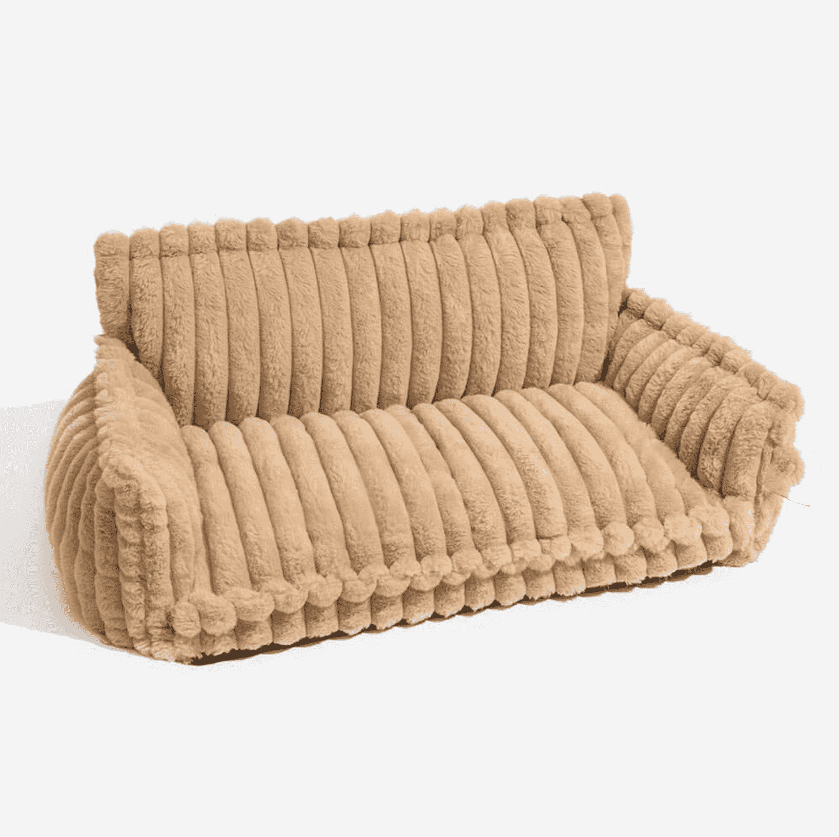 Canapé orthopédique pour chiens en velours côtelé – lit confortable pour chiens