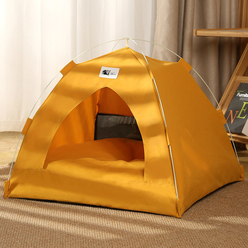 CozyNest™ | Tente pour animaux de compagnie – Pliable, douce et calme pour les chats et les petits chiens