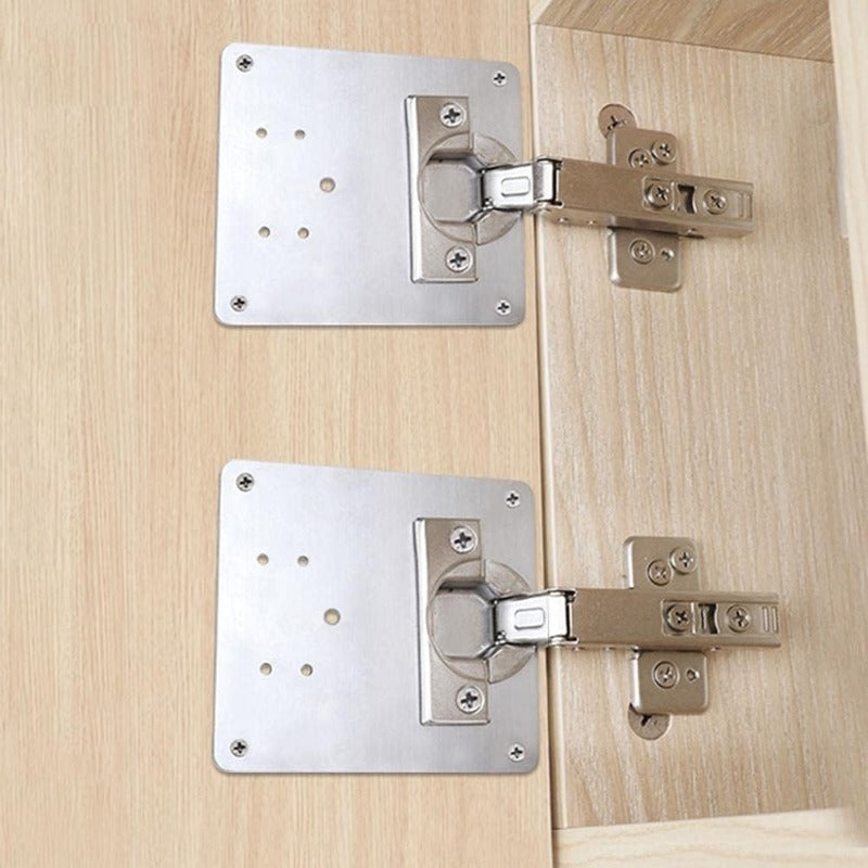 5+5 GRATUIT | HingePlate™ | Plaque de réparation pour charnières de meubles